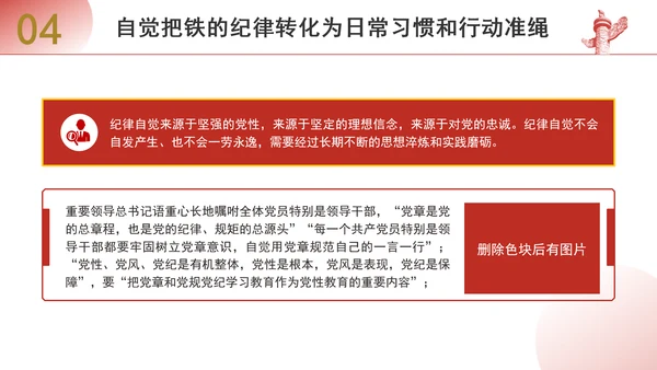 学习重要领导关于严明党的纪律系列重要论述书籍导读党课ppt