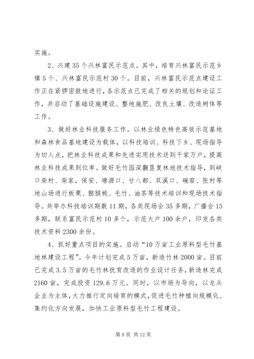 林业工作总结及工作计划.docx