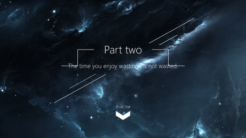 深邃宇宙星际穿越通用PPT模板