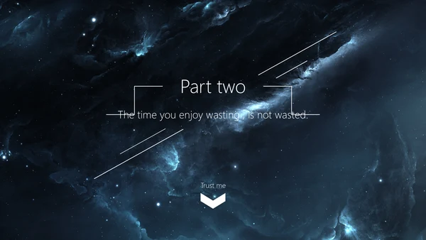 深邃宇宙星际穿越通用PPT模板