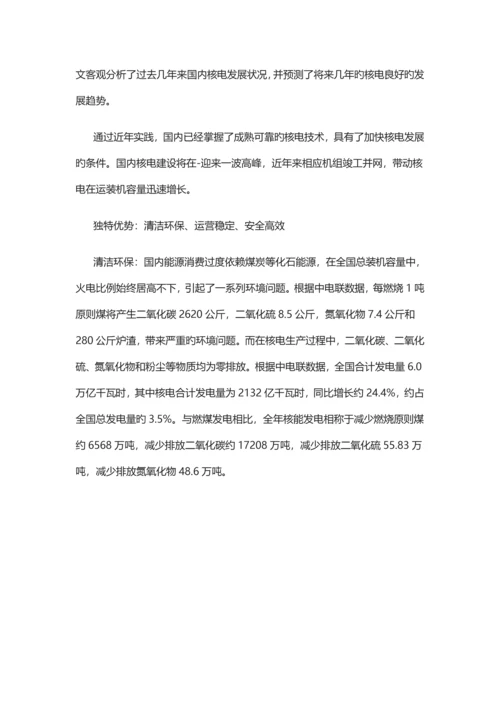 中国核电行业大数据金准报告.docx