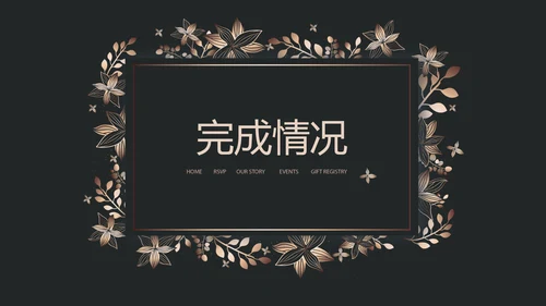 纯黑色公司产品介绍宣传通用PPT动态模板