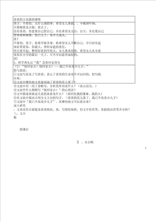 七年级下册语文第一课鲁迅