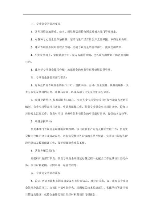 公司专项资金管理使用制度篇一.docx