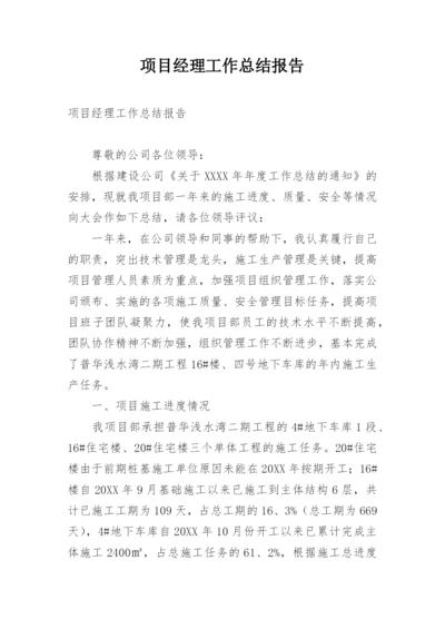 项目经理工作总结报告.docx