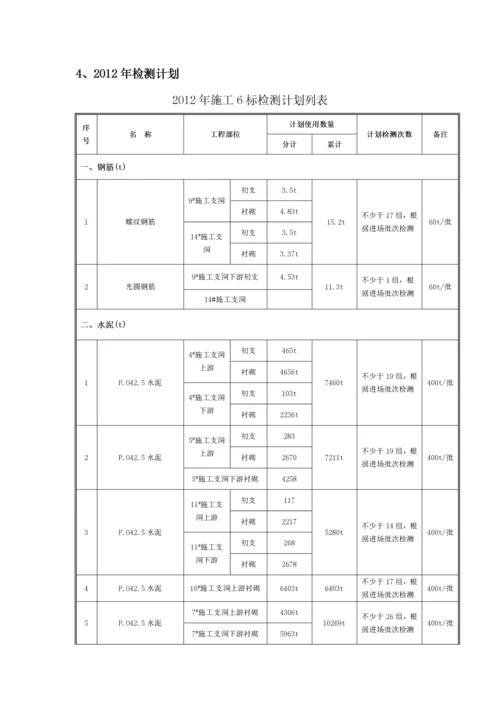 XXXX年水利工程检测计划范本.docx