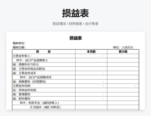 财务账表-丁字账