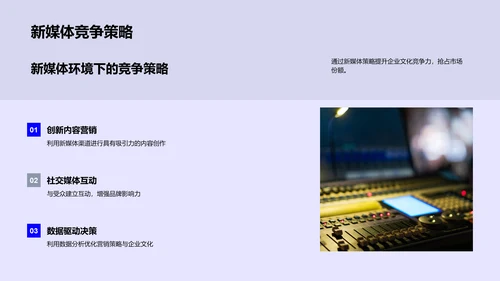 新媒体企业文化PPT模板