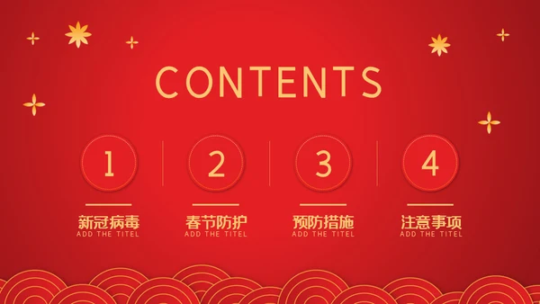 春节期间疫情防控指南通用PPT
