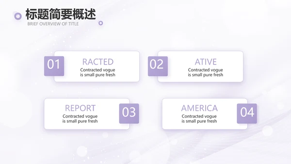 紫色梦幻医美商业计划书动态PPT