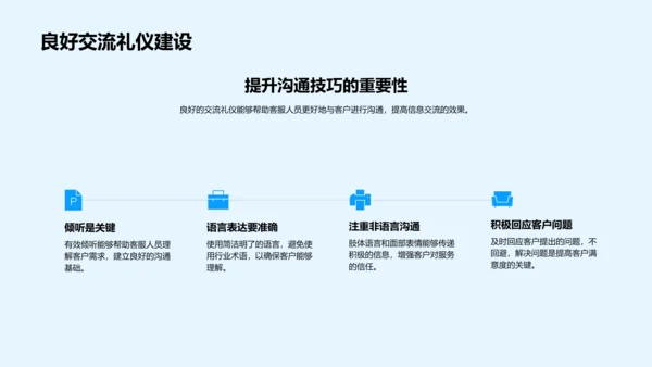客服商务礼仪培训PPT模板