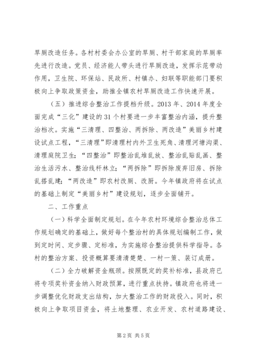 镇XX年农村环境综合整治方案.docx