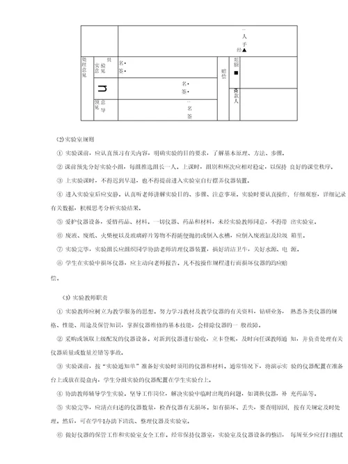 实验室的管理