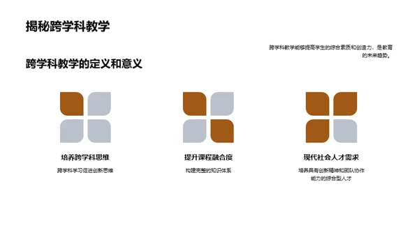 跨学科教学魅力