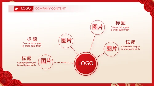 红色剪纸国风年度工作计划动态PPT