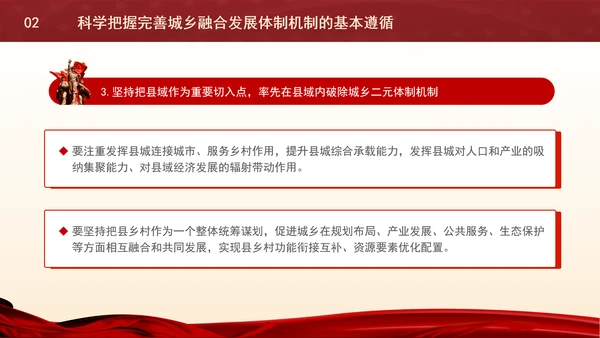 党的二十届三中全会内容解读完善城乡融合发展体制机制专题党课PPT