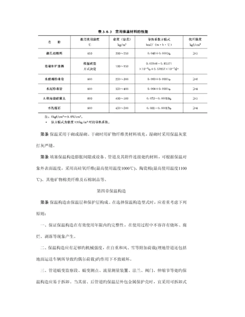 火力发电厂热力设备和管道保温油漆设计技术规定.docx