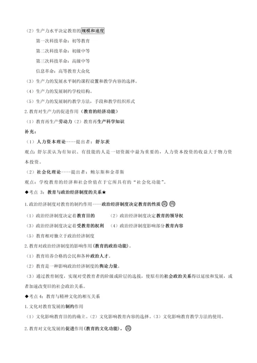 中学教育知识与能力考点整理完整版.docx
