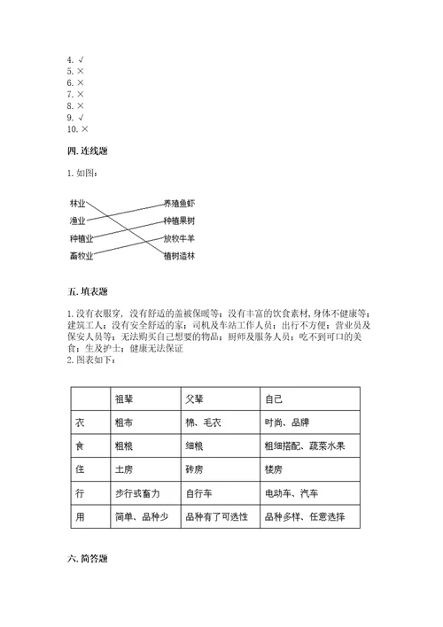 部编版四年级下册道德与法治《期末测试卷》精品（b卷）