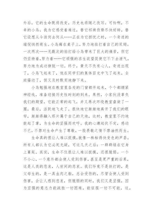 生命的本质议论文.docx