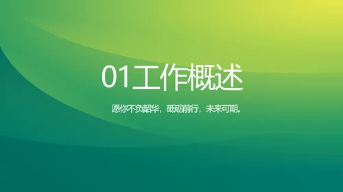 绿色大气医疗健康产业项目介绍动态PPT