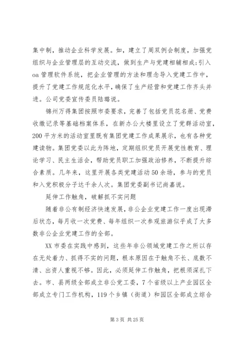 对非公领域党建展开建设五篇.docx