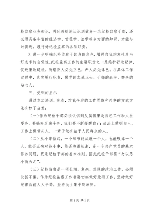 纪检监察业务培训心得体会交流发言大全（10篇）.docx