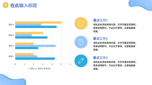 渐变蓝色渐变员工业绩考核PPT模板