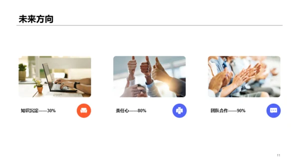 扁平插画风个人简历PPT案例