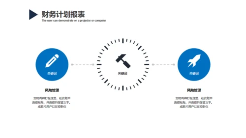 蓝色大气创业融资商业计划书通用PPT模板