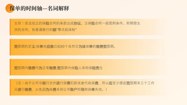 黄色渐变商务实拍风保险基础知识PPT模版