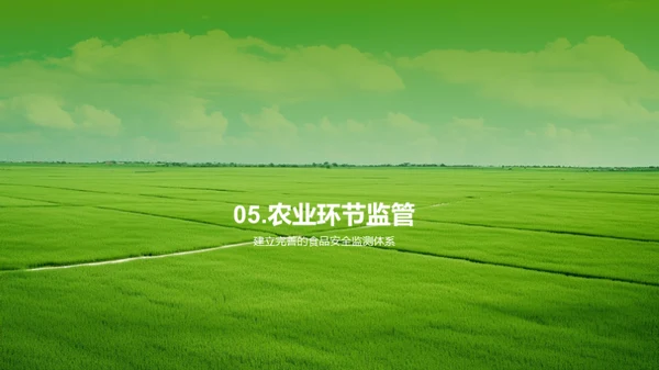农业生产与食品安全