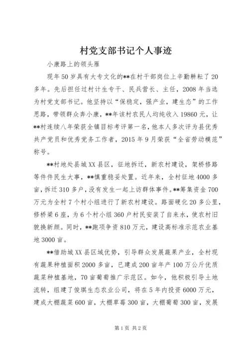 村党支部书记个人事迹 (2).docx