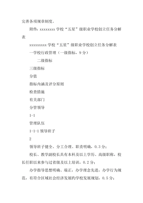 创建星级管理职业学校工作实施方案.docx