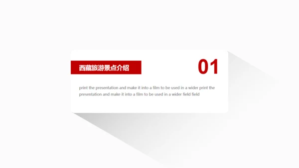 布达拉宫西藏藏文化旅游产业通用PPT模板