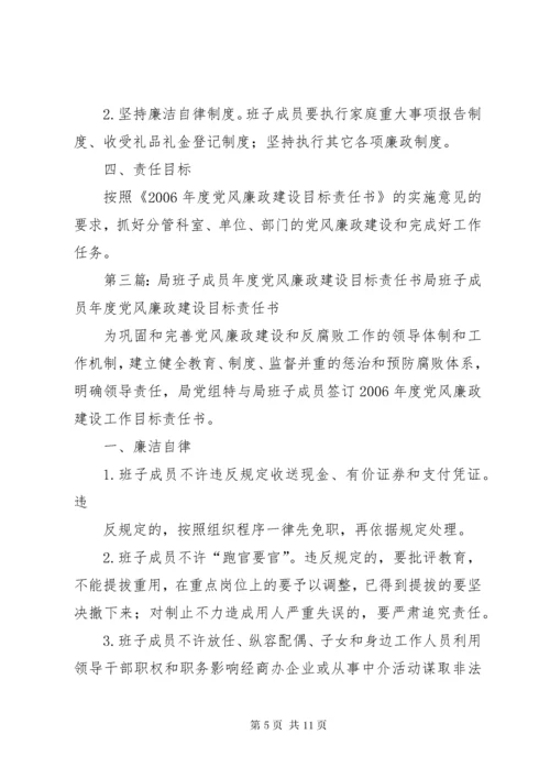 党委班子成员党风廉政建设责任书[精选5篇].docx