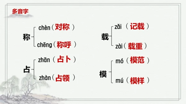 【学霸提优】统编版语文四上（ 第一单元重难点梳理复习）（课件）