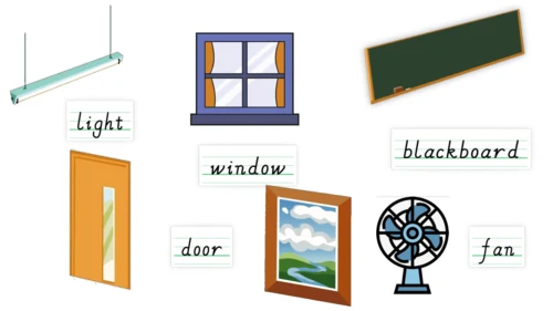 Unit 1 My classroom-Part A Let's talk & learn 课件(共