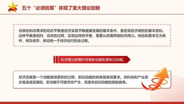 五个“必须统筹”是经济实践创新同理论创新相结合的典范党课PPT课件