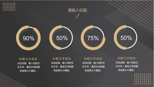 黑色高端商务总结汇报PPT模板