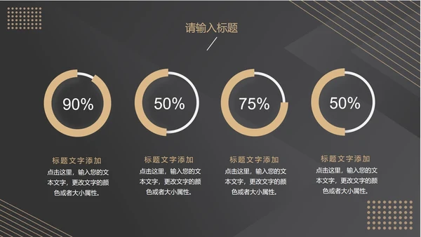 黑色高端商务总结汇报PPT模板