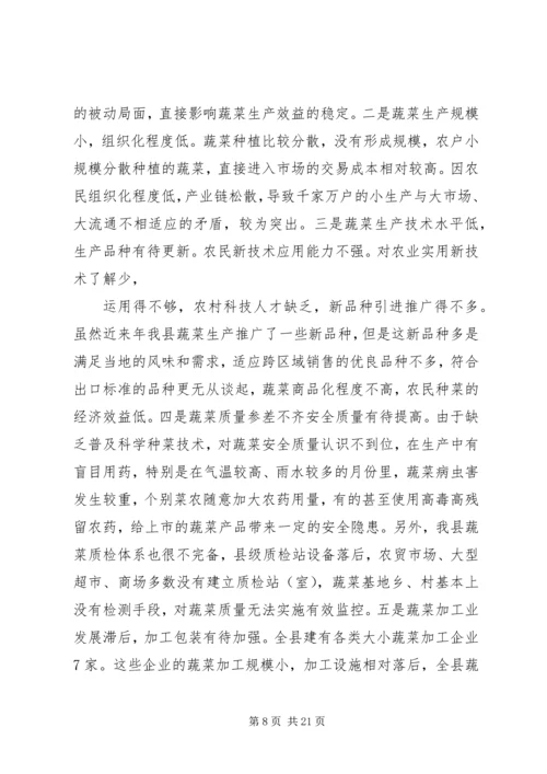 羊街乡蔬菜基地建设项目实施方案.docx