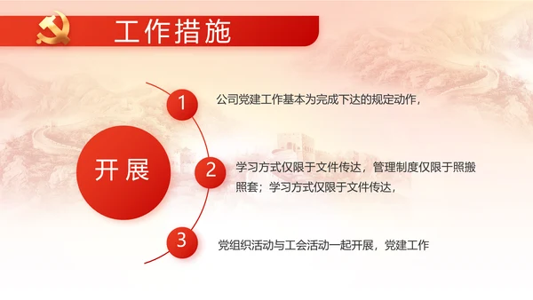 党建党支部述职报告动态PPT党课