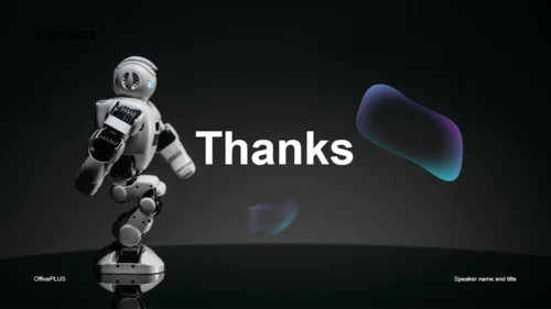 黑色AI科技人工智能行业研究报告PPT模板