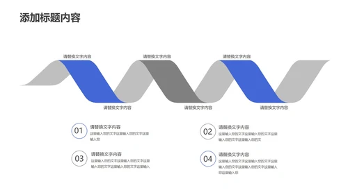 白色简约商务总结汇报PPT模板