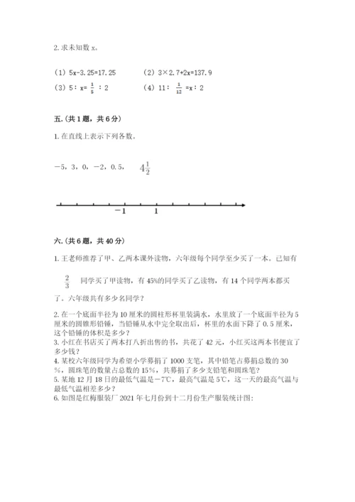 西师大版小升初数学模拟试卷及参考答案（综合题）.docx