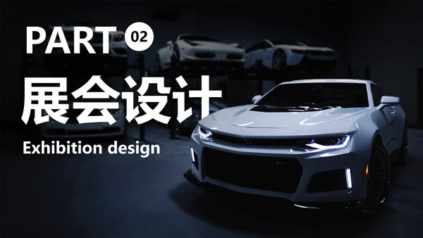 高级实景现代汽车展会策划方案PPT模板
