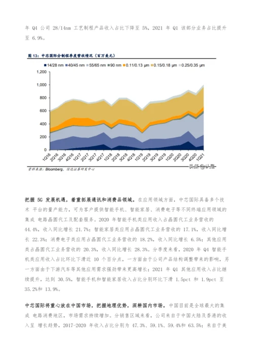 中芯国际-深度报告-产能为王-价值重估.docx