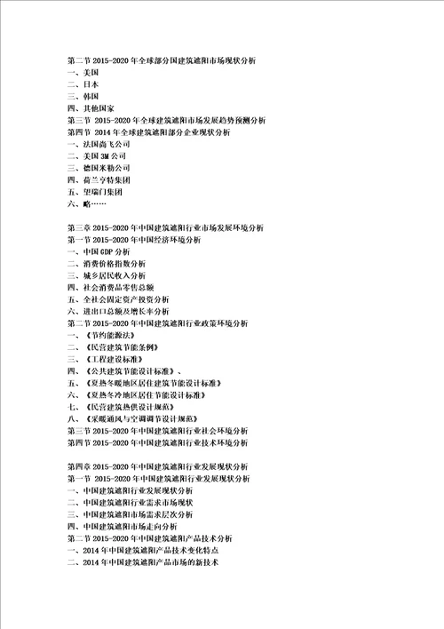 中国建筑遮阳行业发展现状与投资分析报告灵核网发布