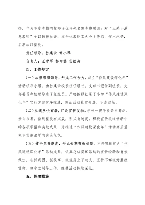 作风深化建设方案.docx